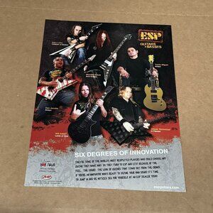 Alexi Laiho / Will Adler / Michael Amott / Jacobs - ESP Guitars - 2006 Print Ad